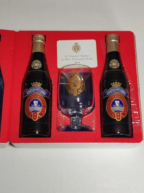 Guinness Commemorative Bottle & Glass Set, HRH Prince Philip, No.1181/5000