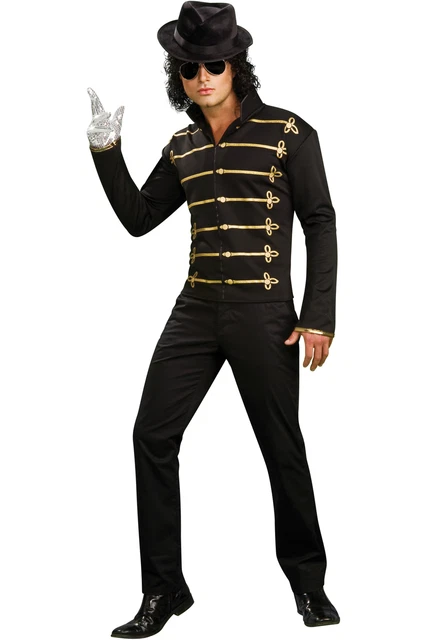 Rubies Licensed Black Michael Jackson Military Jacket Adult Men Costume 889329