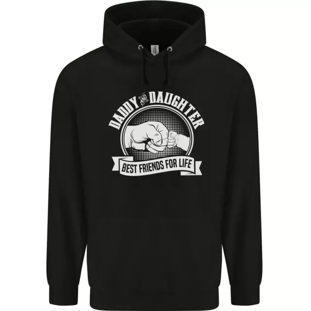 Daddy & Daughter Best Friends Fathers Day Mens 80% Cotton Hoodie