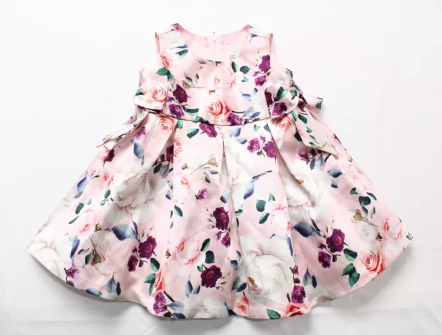 Rare Editions Toddler Girl's Floral Print Dress DD7 Multicolor Size 12 Months