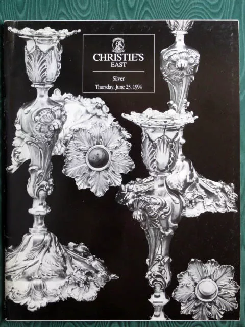 Catalogue de vente Christie's Orfevrerie Americaine Europeenne Silver