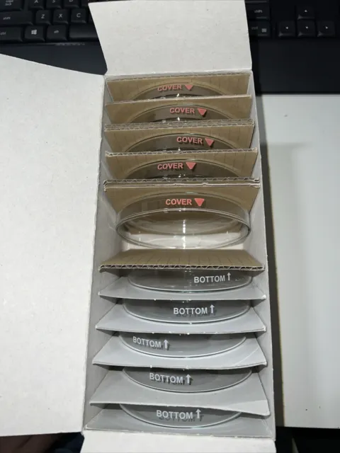 Kimble Chase Kimax Culture Petri Dish Top & Bottom 100x15MM Case Of 5 Complete