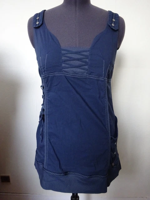 Robe Maxi H&M Lemlem à Détails De Laçage - Couleur Bleu, Crème, Rose, Pêche, Taille S (10/6/38), Neuve Avec étiquettes