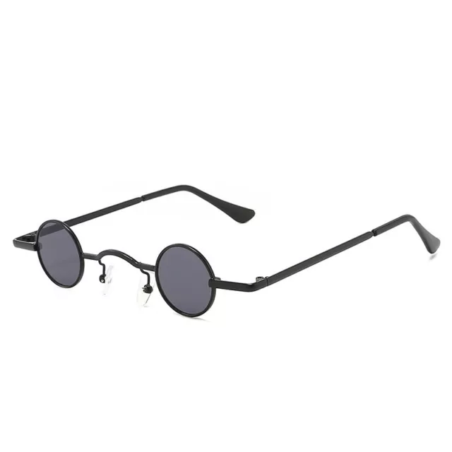 Mens Women's Fashion Retro Vintage Fashion Small Round Sunglasses 3