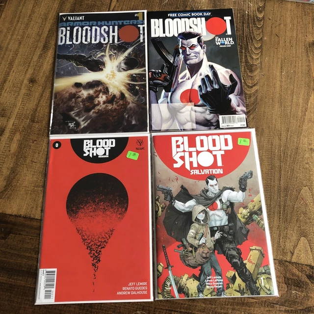 BLOODSHOT LOT (4 Comics) Armor Hunters FCBD Reborn Salvation Valiant NM Cond!