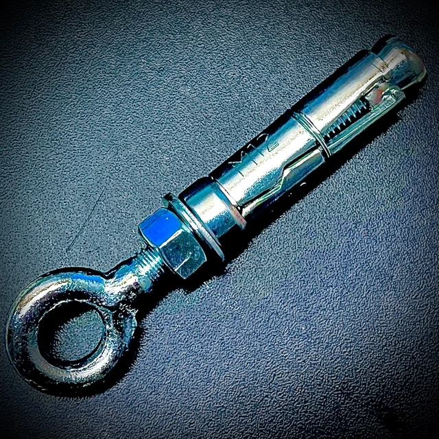 M6 M8 M10 M12 Eye Bolt Masonry Shield Anchor Zinc