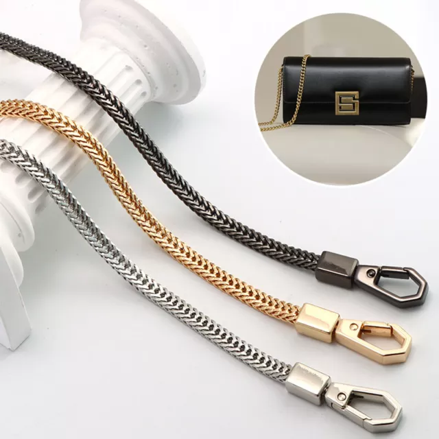 BAG CHAIN DIY Gold/Silver/Gun Black Bag Strap Replacement Purse Chain ...