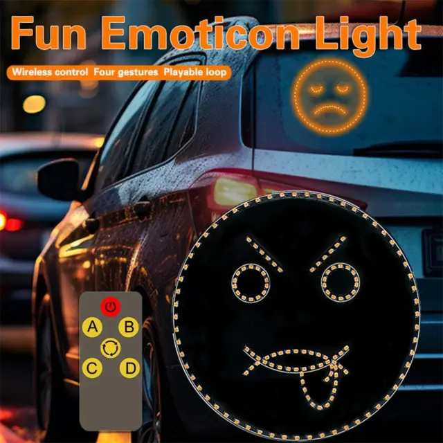 Fun Car Finger Light with Remote,Car Accessories for Men~Give the-Love  &Bird