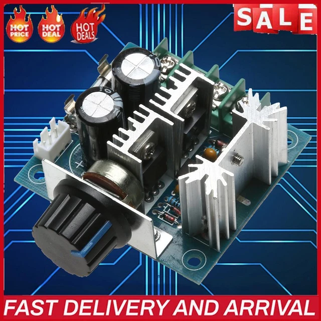 12V24V30V40V Drehzahlregler DC Motor 13KHZ PWM Controller 10A B100K Widerstand N