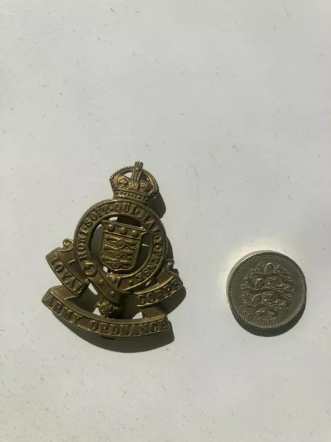 RAOC Royal Army Ordnance Corps Military Cap Badge