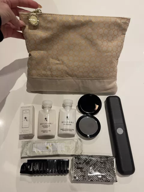 Emirates Business Class Bvlgari Ladies Amenities Bag. Brand New