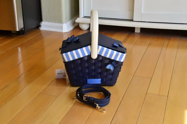 Kate Spade Flutter Fly Picnic Basket Crossbody