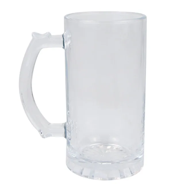 Pick-up 24 Pack 16oz Clear Glass Sublimation Beer Steins Summer Beer Mug Blanks