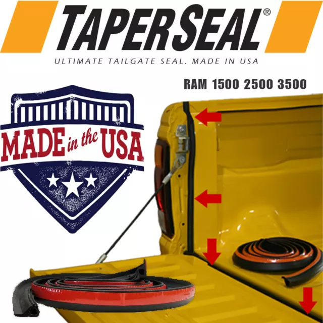 Tailgate Seal Kit For Ram 1500 2500 3500 Rubber Ute Dust Tail Gate Made In Usa