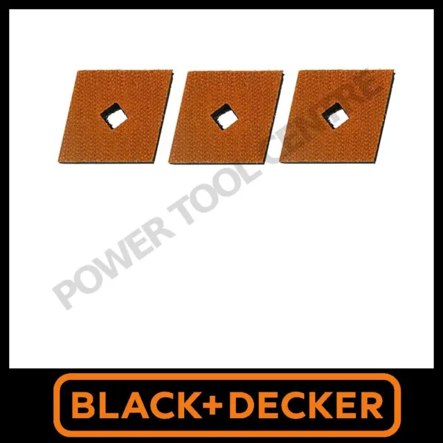 Black & Decker Multi Sander Hook & Loop Tip x 3 Pad KA210LD KA220E KA230E KA220