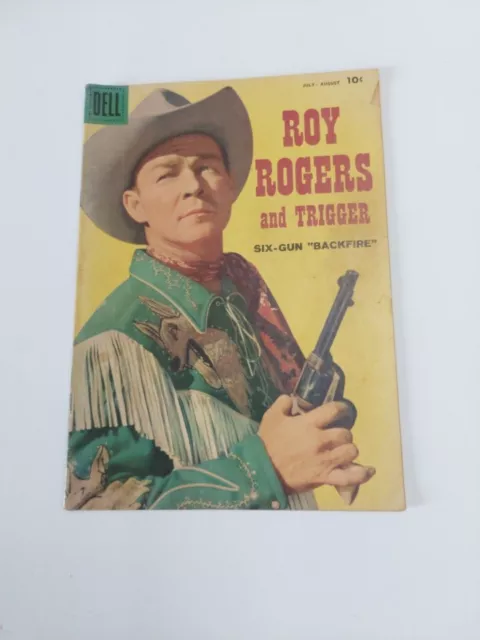 ROY ROGERS AND TRIGGER #126 1958 DELL Western Silver Age Comic photo ...