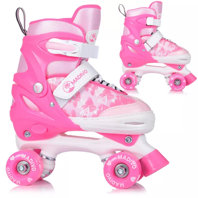 Rollschuhe Kinderrollschuhe Rollerskates 30-37 Retro Skate für Jugend Erwachsene