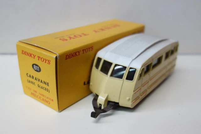 Dinky Toys 811 - Caravane Avec Glaces - Modèle Miniature Vintage - Occasion