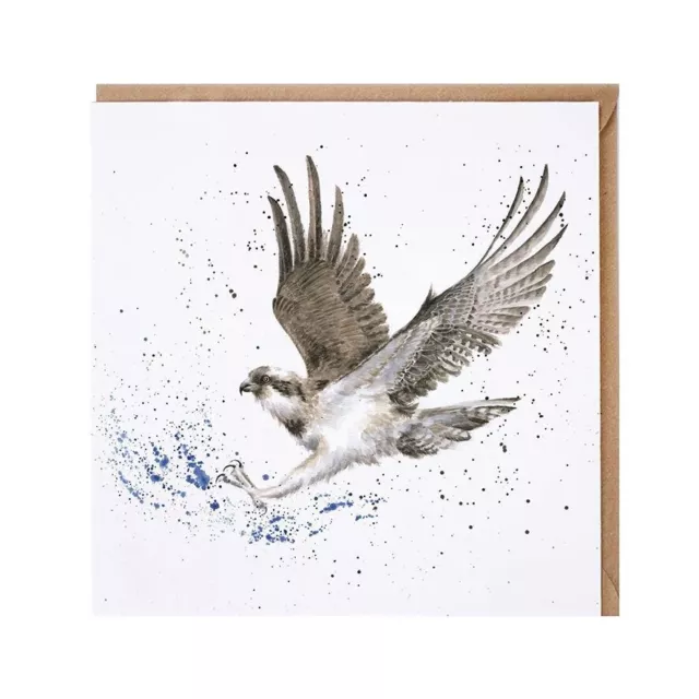 Osprey Blank Birthday Greeting Card – The Country Set by Wrendale Designs
