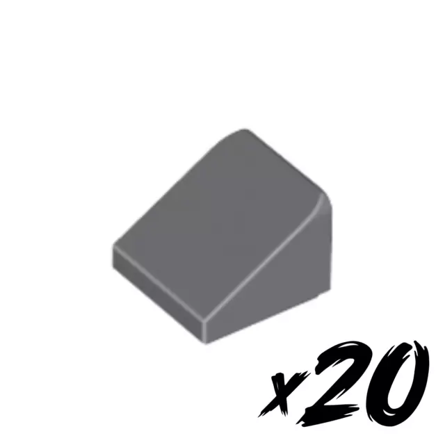 20x LEGO 54200 • 1x1 Spitze • Slope • dunkelgrau • Dark Bluish Gray