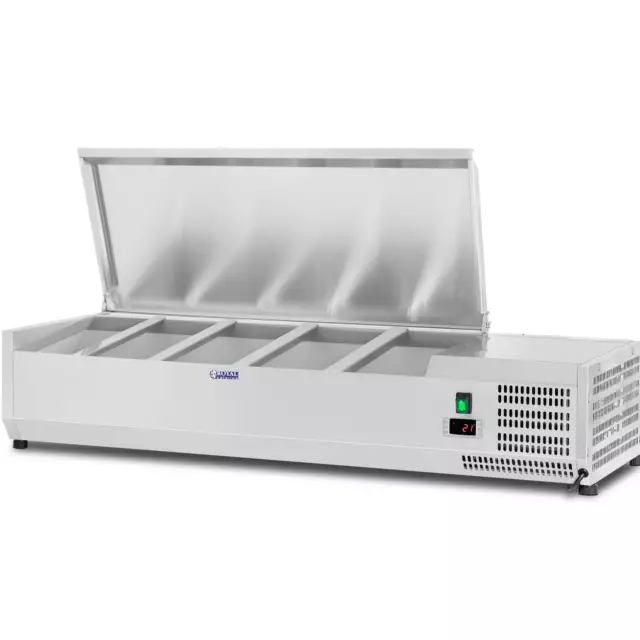 Countertop Refrigerated Display Case Refrigerated Attachment Gastro Saladette