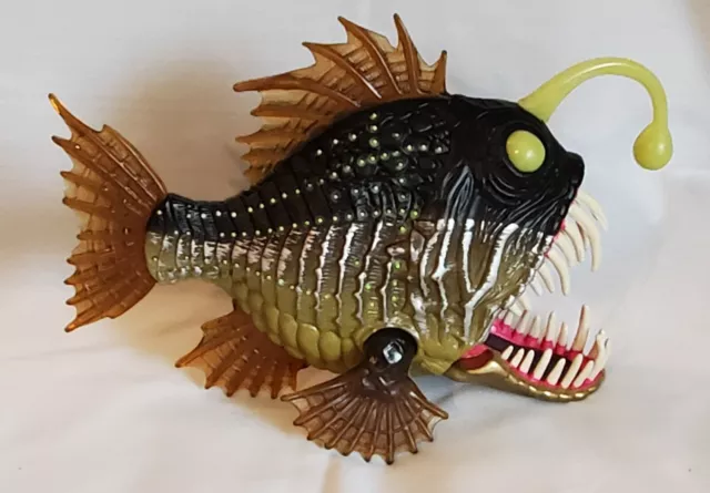 Chap Mei Deep Sea Angler Fish Glow in the Dark Moving Jaw Animal Planet Toy