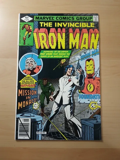 The Invincible Iron Man #125 (Marvel 1979) 1St. Cover App. James Rhodes Vf-