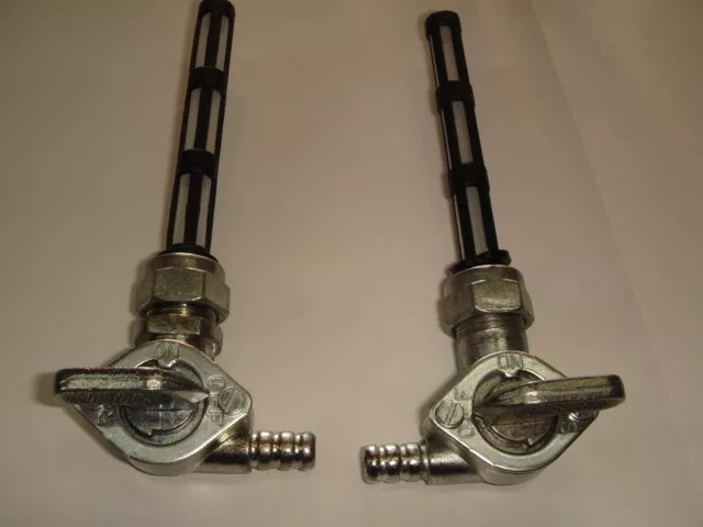 2 rubinetti petcocks Benelli 250 2C 750 6 Guzzi V35 Ducati Cagiva Gilera Laverda