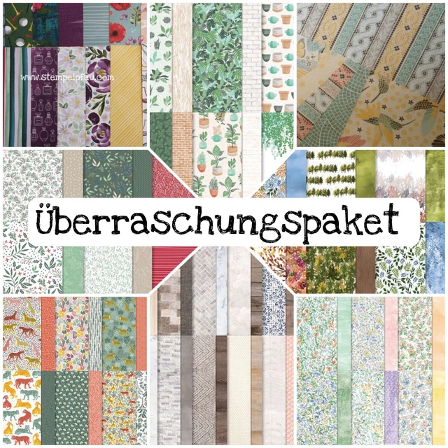 Stampin' Up! Gemisches Designpapier Paket 12 x 12’’ 50 Blatt inkl. Versand