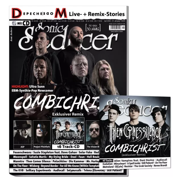 Sonic Seducer 04/2024: Combichrist exkl. Track +Depeche Mode +Then Comes Silence