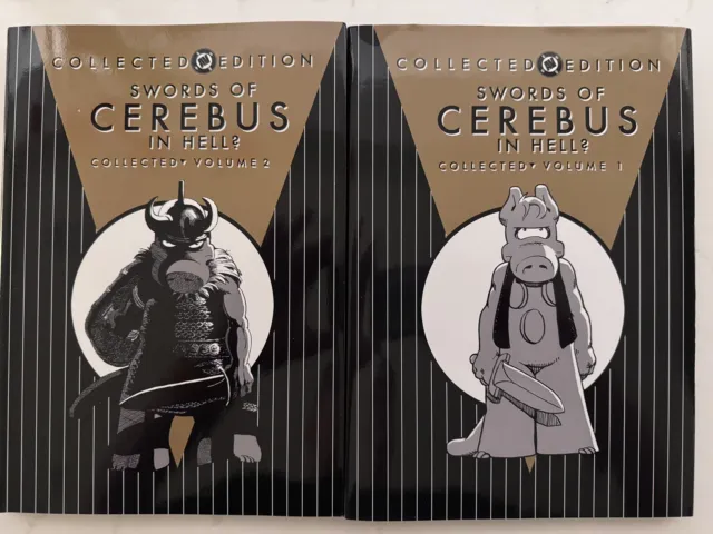 Graphic Novel swords Of Cerebus In Hell?  Volumes 1 & 2  (71/150) With Add-ons!