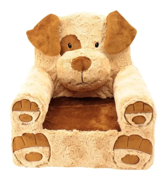 Sweet Seats Toddler Kids Plush Character Dog Foam Adorable Plush Chair