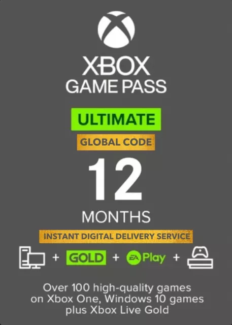 Xbox Game Pass Ultimate 12 Month Code - Global Access