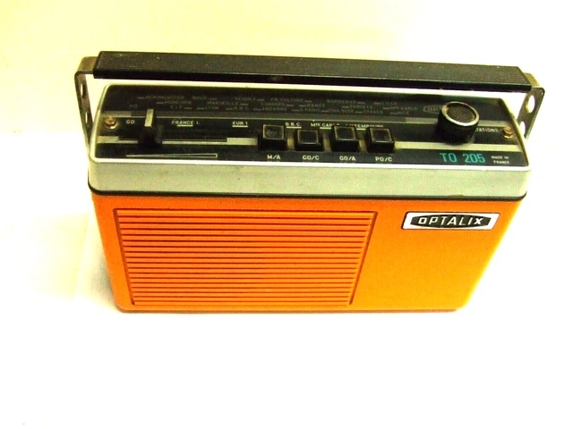 RADIO OPTALIX TO 100 Couleur Orange EUR 20,00 - FR RADIO OPTALIX TO 100 Couleur Orange EUR 20,00 - FR