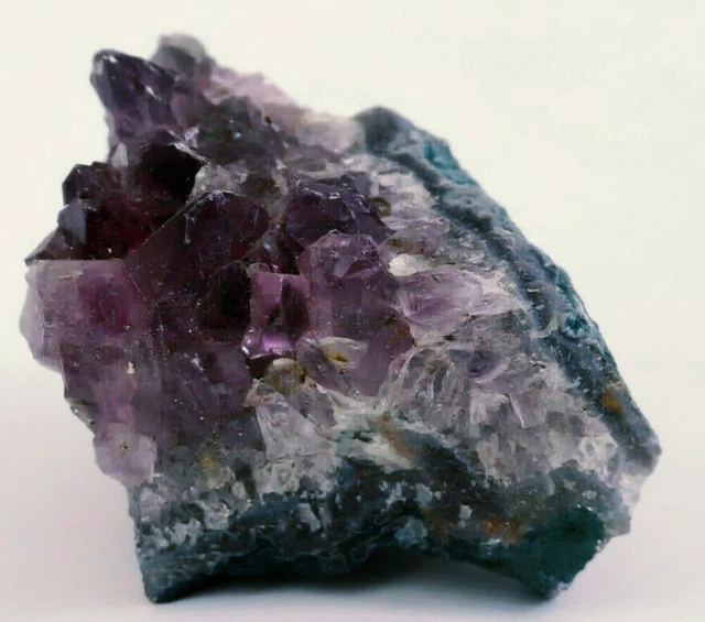 Rosenquarz Auf Amethyst Druse Von Kristallen Prismatisch Portionsbeutel Geode 3