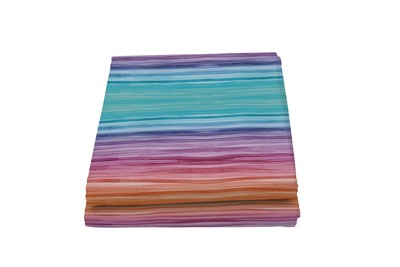 Microfibra Italian Bed Linen Fantasy Vortex Telo Copritutto Stampato 2 Posti Multicolore 270 x 280 cm 