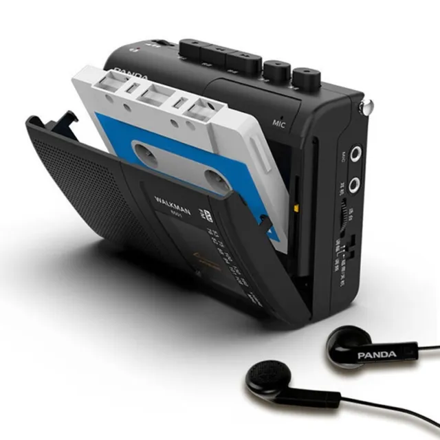 Panda 6501 Portable Tape AM/FM Radio Retro Cassette Music Player Walkman4630
