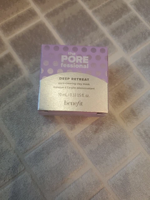 Benefit the Porefessional Deep Retreat Clay Mask 0.33 fl oz. / 10 mL NIB