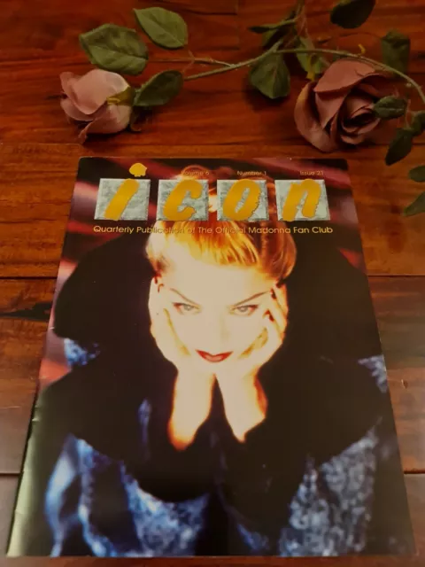 Madonna ICON ORIGINAL FAN CLUB MAGAZINE VOLUME 6 ISSUE 21 NUMBER 1 ☆EX☆