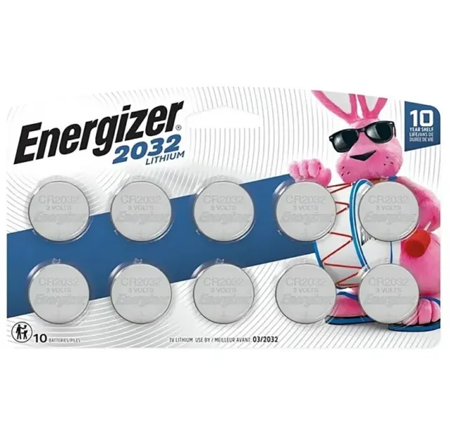 Energizer CR2032 CR 2032 3v Lithium Battery Value Packs EXP 2031 - 2033