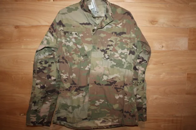 US Army Camo OCP Combat Uniform ACU Multicam Coat MEDIUM Long NWT FRACU