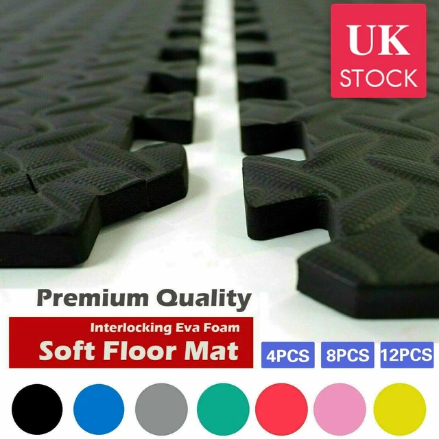 EXTRA THICK INTERLOCKING Floor Mats Gym Flooring Soft Eva Foam Mat Yoga