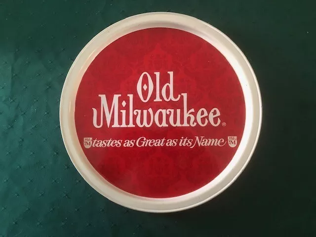 Old Milwaukee Metal Beer Tray