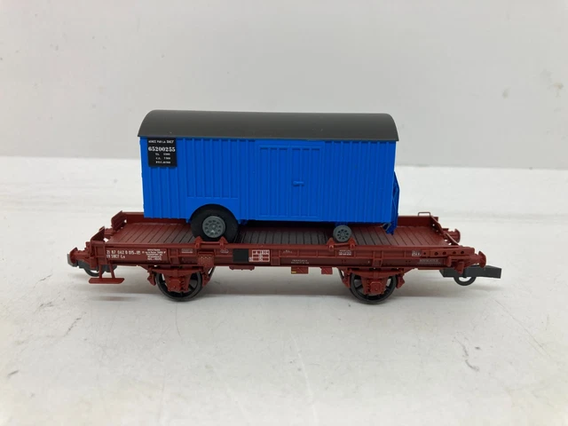 Wagon REE UFR Mono Porteur SNCF - Échelle HO - Époque 3 - Parfait état