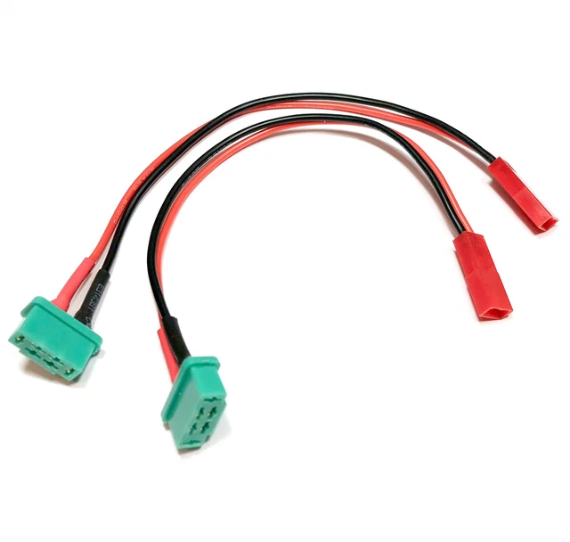Adaptateurs XT60 Mâle/femelle Avec Prise JST 2X – Compatibles Arrma, Kyosho, Axial – Plug-and-play Pour Voitures RC