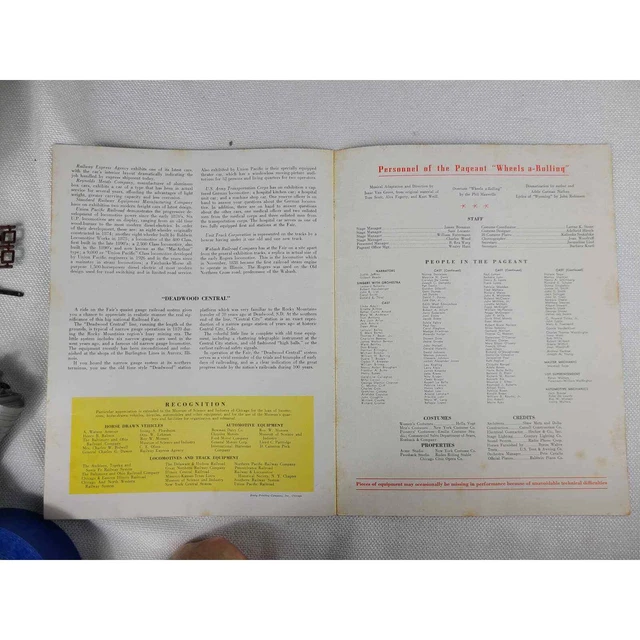 Chicago Railroad Fair Official Guide Book 1948 Booklet Souvenir 5