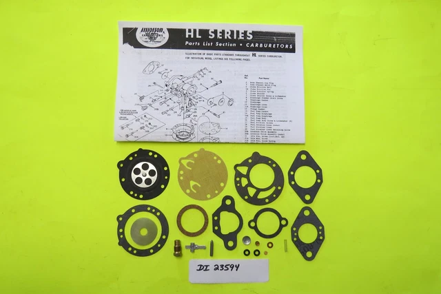 Chainsaw Carburetor Repair Kit – Fits Tillotson RK-88HL, Stihl, Ryobi, Ryan Models (Complete Rebuild Kit)