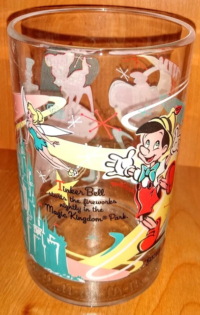 McDonalds Walt Disney World 100th Anniversary Glass Vintage Bambi Tinkerbell