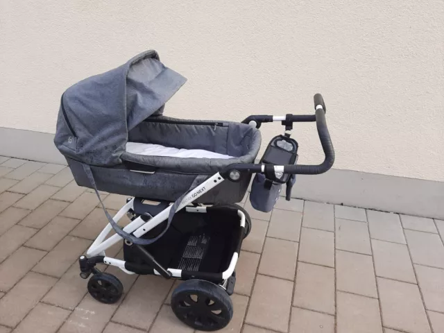 Britax Go Next Kindwagen, Babyschale mit Zubehör, grau