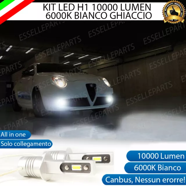 Lampade Fendinebbia H1 A Led Alfa Mito Canbus No Error 6000K Ultraluminosi